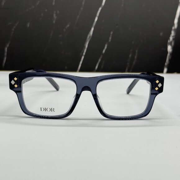 NEW CD DIAMONDO S3I 3000 DIOR SQUARE BLUE GREY EYEGLASSES DIOR - Picture 4 of 9